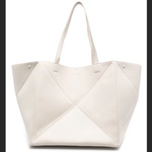Nanushka Large The Origami Tote Bag - Cream